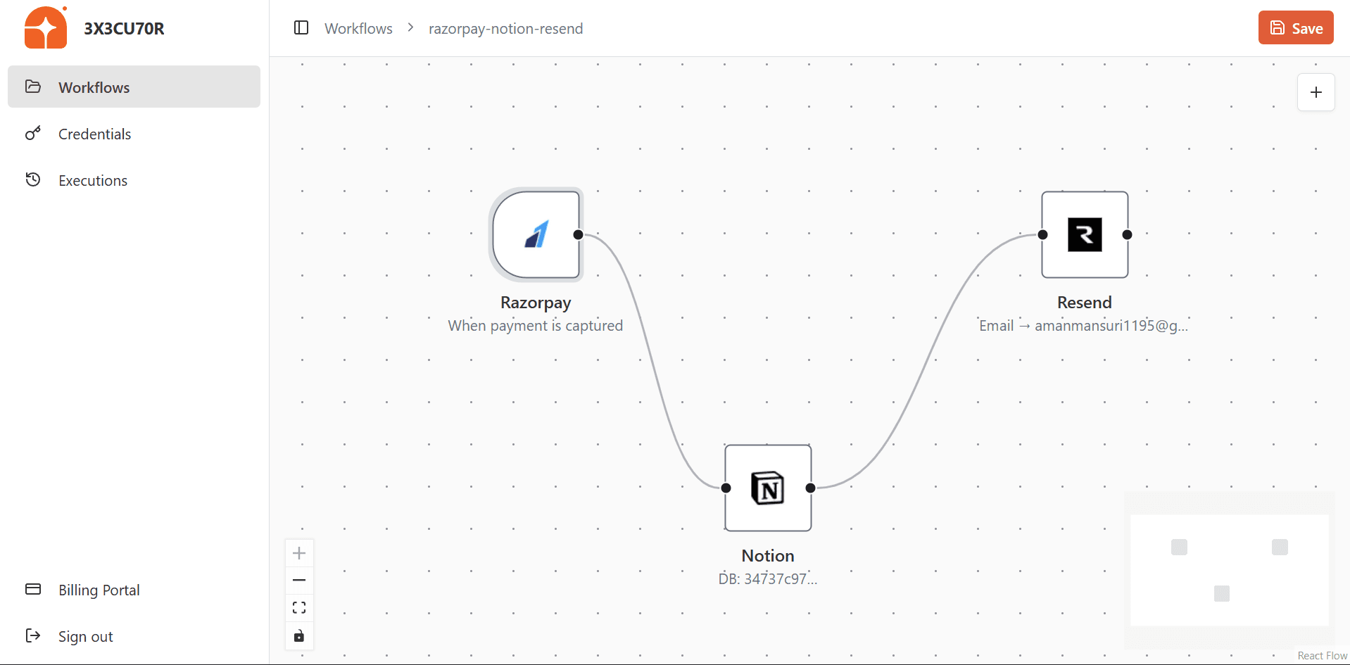 RAZORPAY NOTION
RESEND